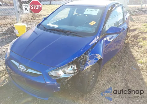 2014 Hyundai Accent Gls from USA, damaged, VIN KMHCT4AE1EU623578